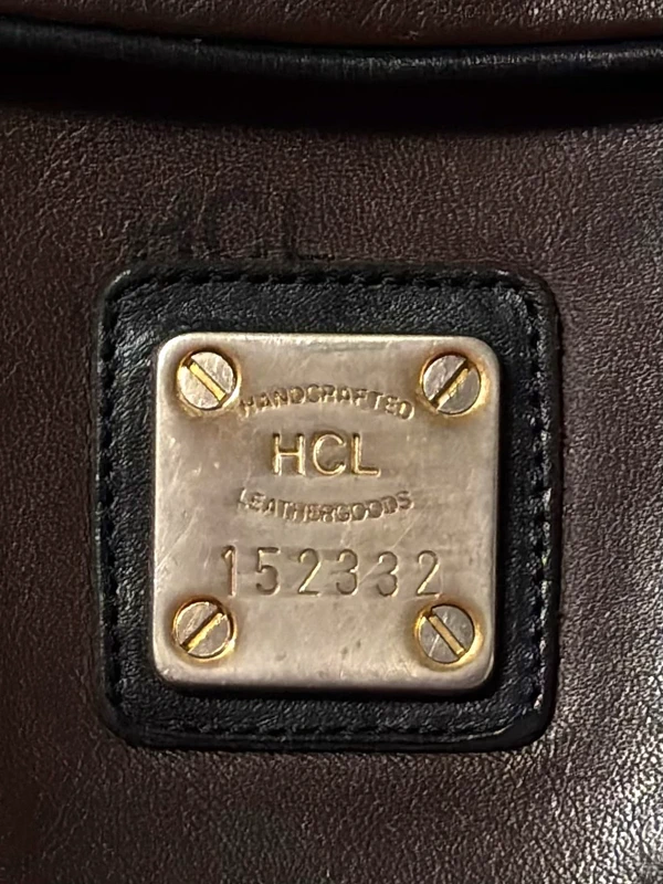HCL Vintage Tasche 80er Braun Schwarz — 6